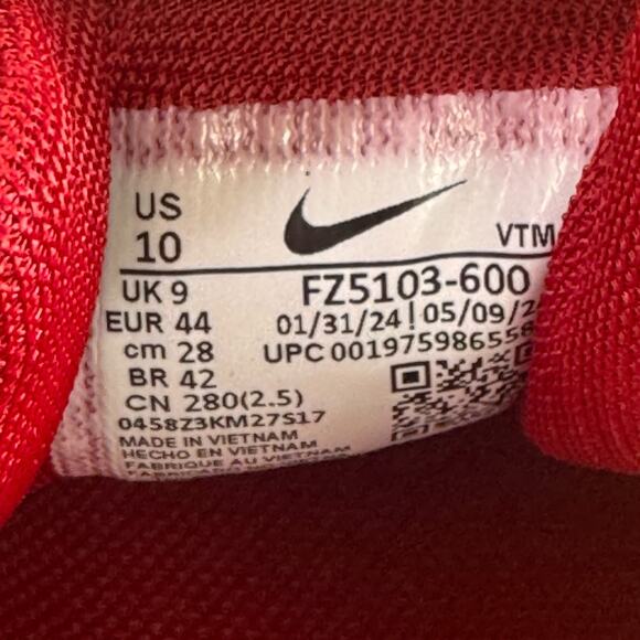 Nike Air Zoom Pegasus 41 \'Alabama Crimson Tide\' Mens Size‎ 10 Shoes Sneakers Red main image 4
